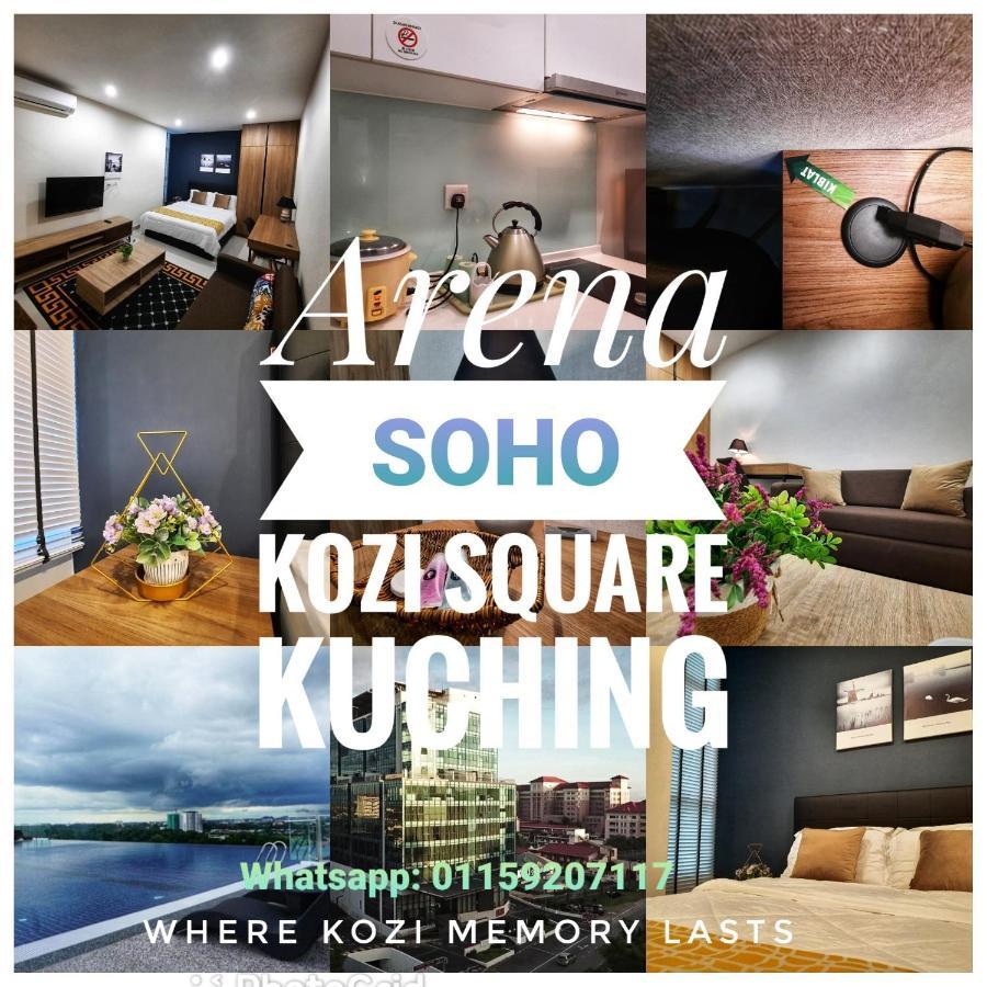 Ferienwohnung Arena Soho At Kozi Square Kuching Exterior foto